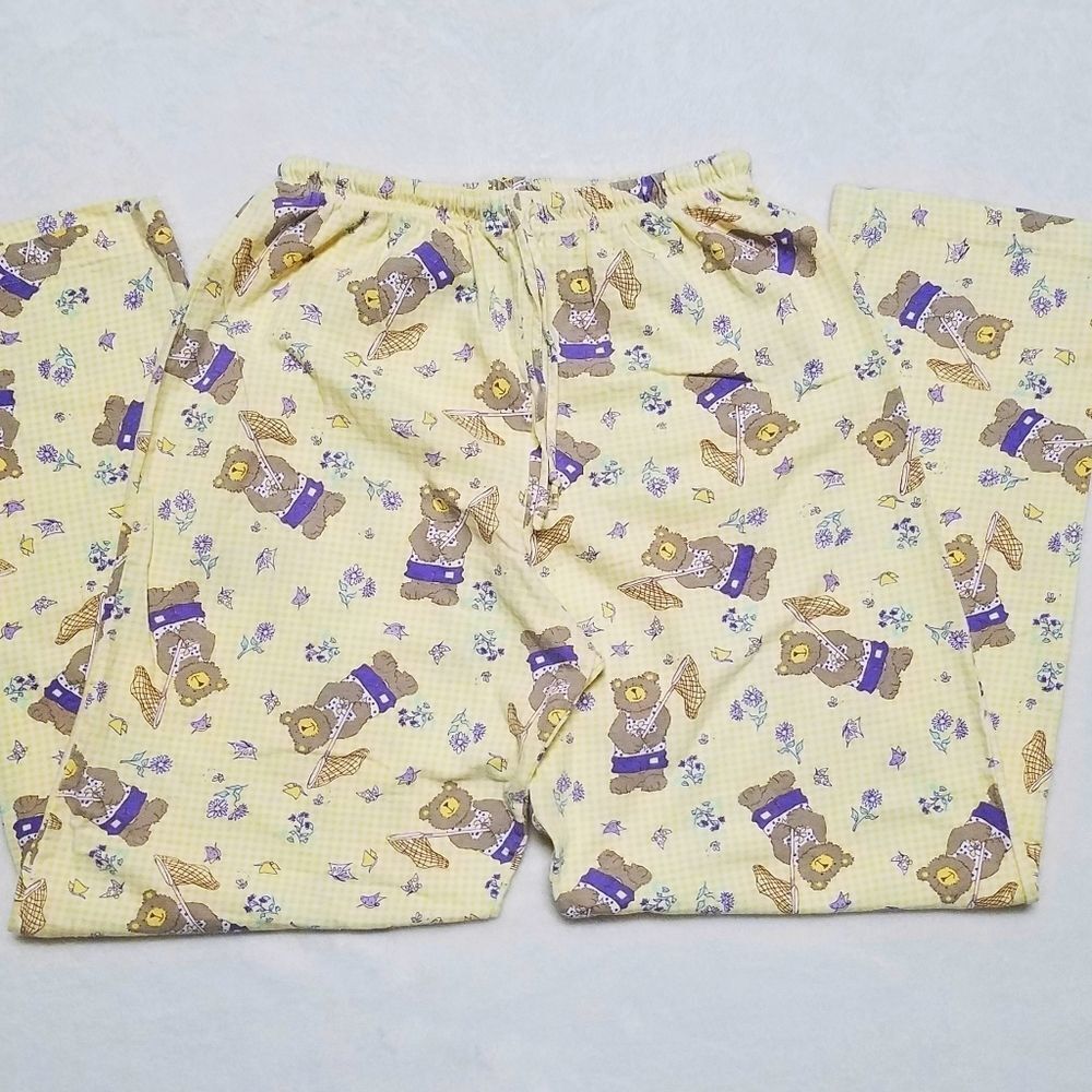 Vintage Basic Editions Gingham Teddy Bear Pajamas - image 7